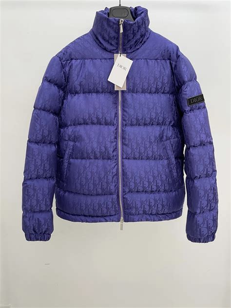 dior oblique jacket purple|Dior Oblique Down Jacket Black Technical Jacquard .